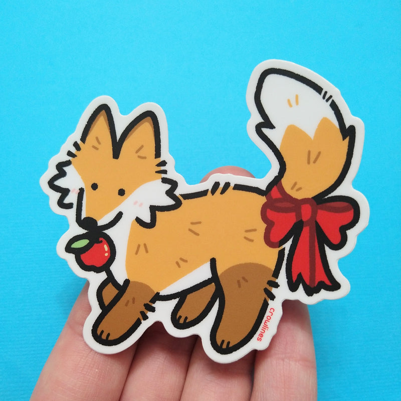 Apple Fox Sticker