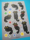 Black Cat Void Sticker Sheet