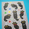 Black Cat Void Sticker Sheet