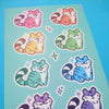 Colorful Tiger Sticker Sheet