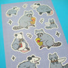Raccoon Opossum Sticker Sheet
