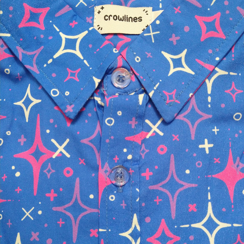 Galactic Sparkle Button Up Shirt