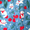 Blue Cherry Button Up Shirt