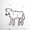 Borzoi Sticker