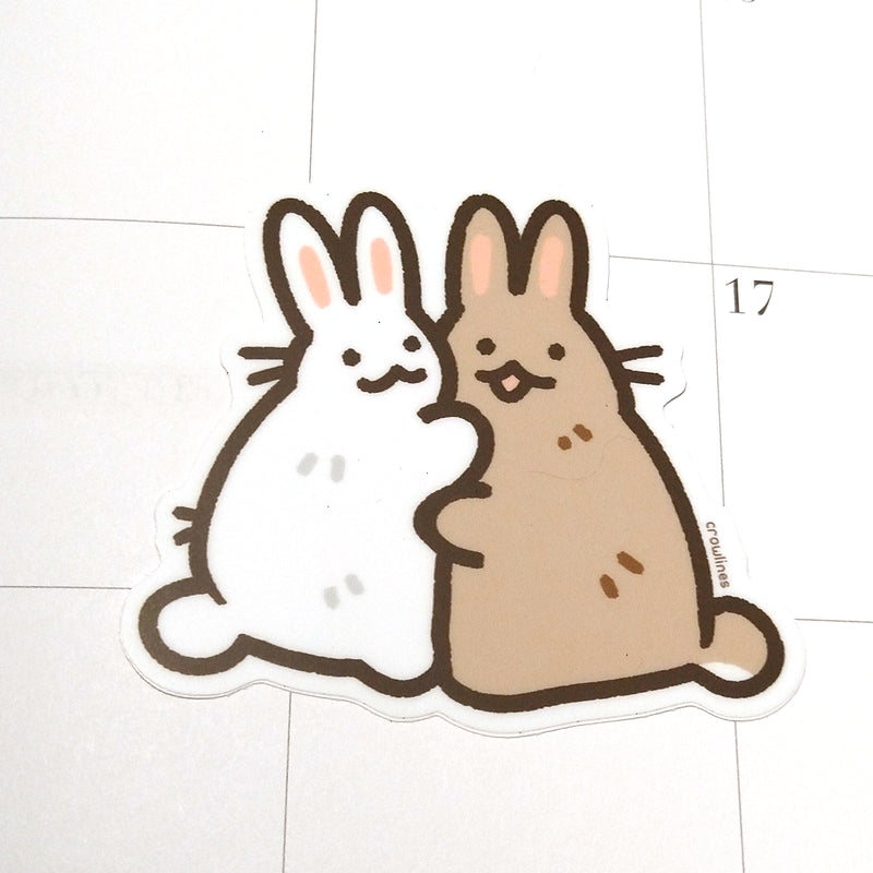 Bunny Hug Sticker