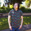 Colorburst Sparkle Button Up Shirt