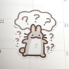 Completely Lost Bunny Sticker