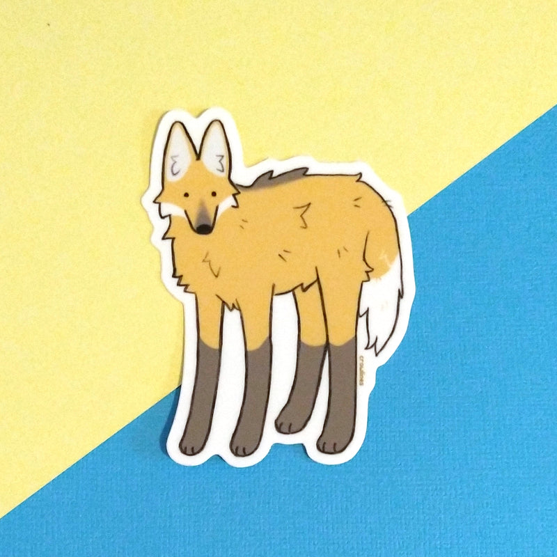 Maned Wolf Sticker