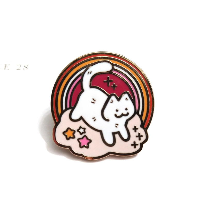 Lesbian Kitty Pride Enamel Pin