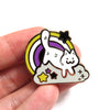 Nonbinary Kitty Pride Enamel Pin