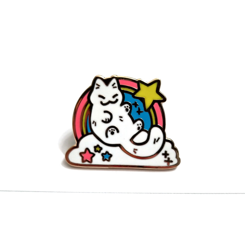 Pan Kitty Pride Enamel Pin