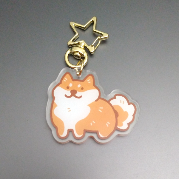 Red Shiba Inu Keychain