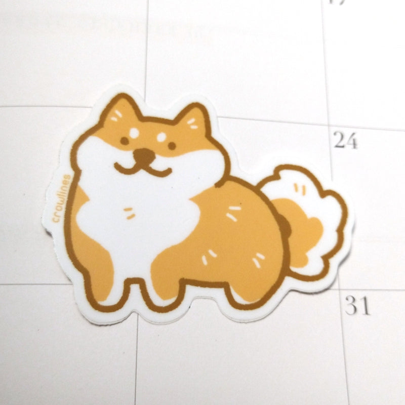 Red Shiba Inu Sticker
