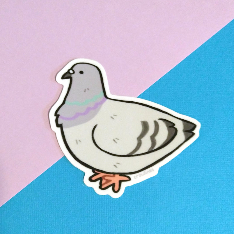 Sitting Pigeon Sticker