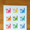Tiger Clear Sticker Sheet