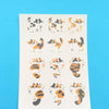 Calico Cat Sticker Sheet