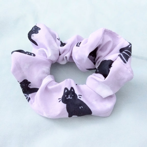 Bats and Cats Scrunchie