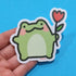 Tulip Frog Sticker