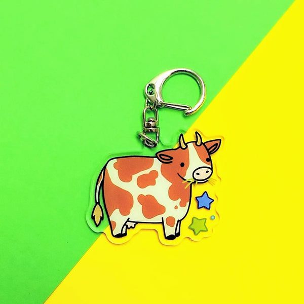 Cow Keychain