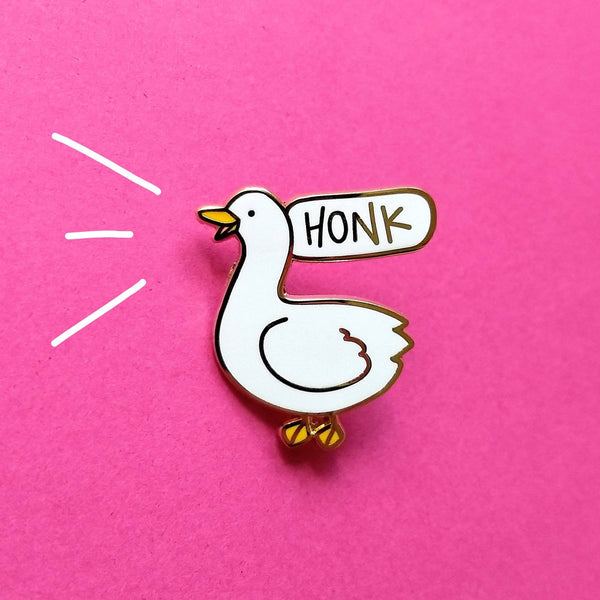 Honk Goose Enamel Pin