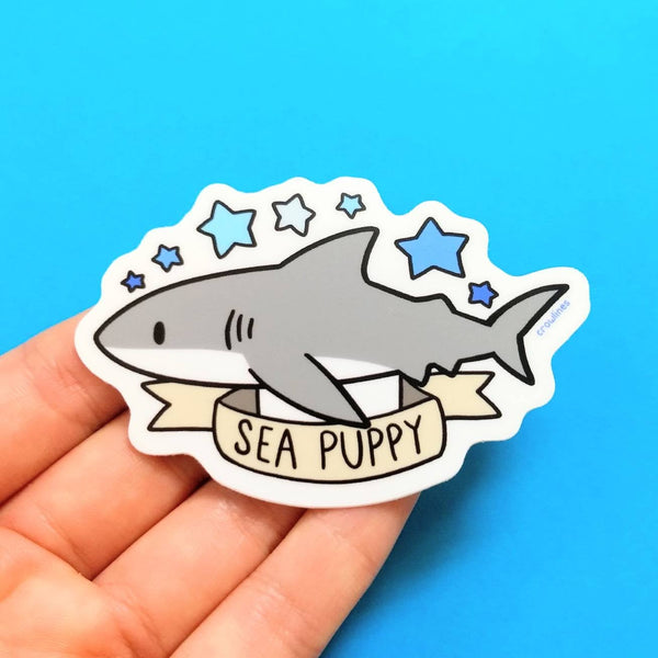 Sea Puppy Sticker — Shark Sticker